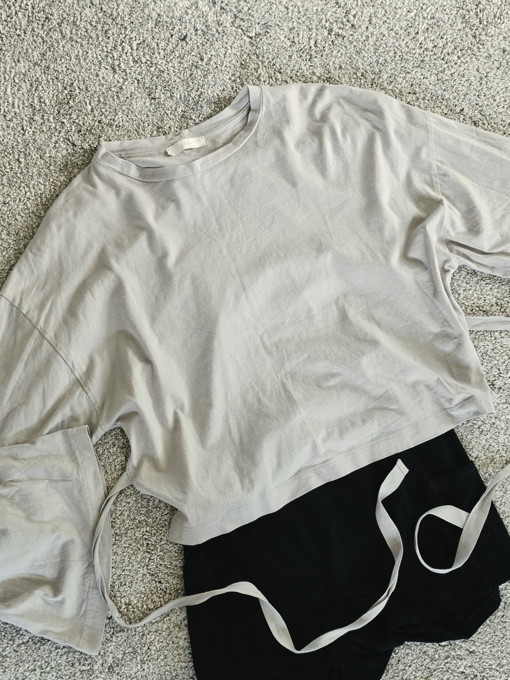 Lush Light Gray Crewneck Tee
